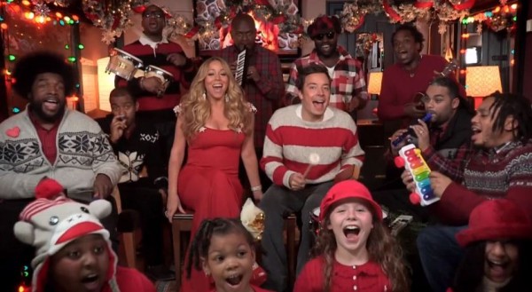 Jimmy Fallon et Mariah Carey chantent Noël