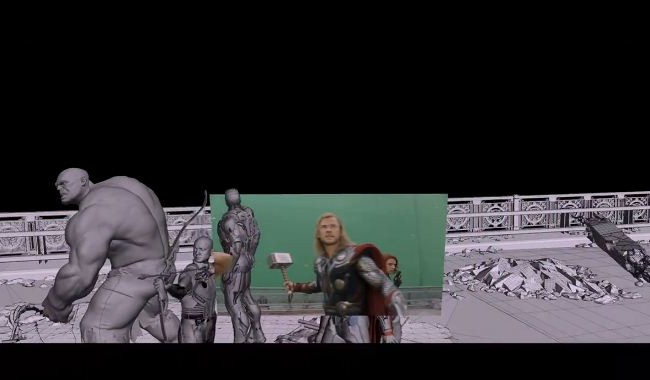 Les effets spéciaux dans The Avengers